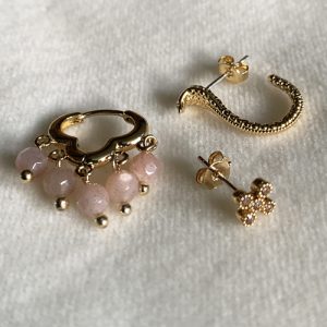 Earparty Chandelier Creool Steker Strass Slang