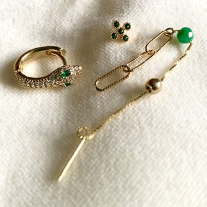 Earparty Creool Slang Draadoorbel Verguld