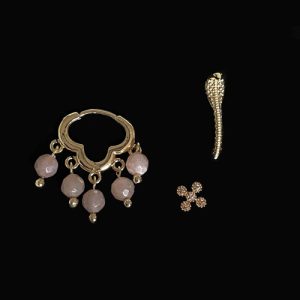 Earparty Peach Verguld Laradesign