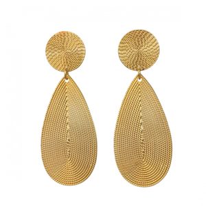 Oorbellen Druppels Lang Goud Laradesign