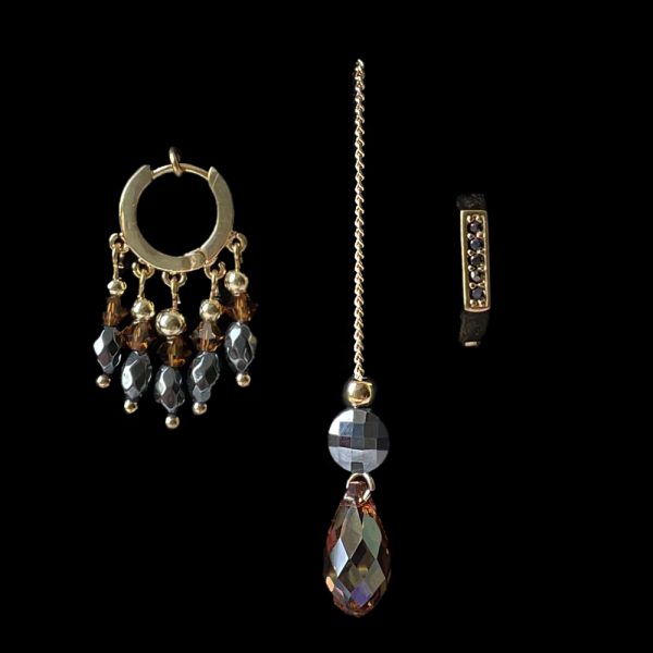 Earparty antraciet | Marie Stuart II | Paleis Het Loo - Afbeelding 3