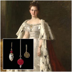 Earparty donkerrood | Wilhelmina | Paleis Het Loo