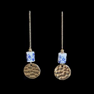 Delftsblauwe draadoorbellen – Trijntje | Museumcollectie – Lara Design