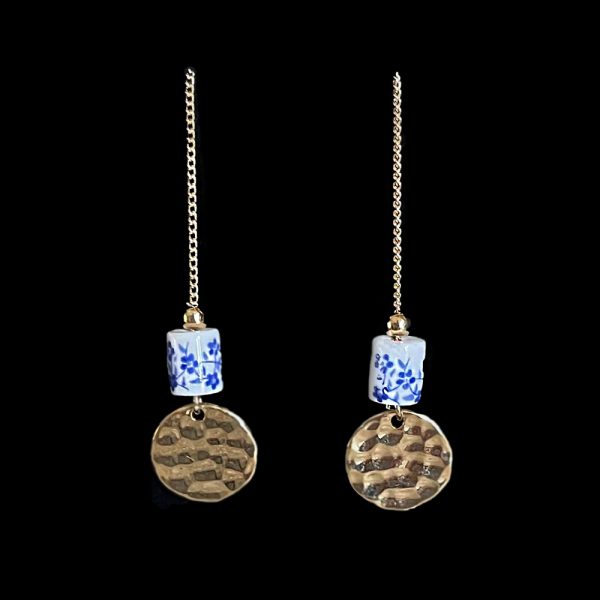 Delftsblauwe draadoorbellen – Trijntje | Museumcollectie – Lara Design