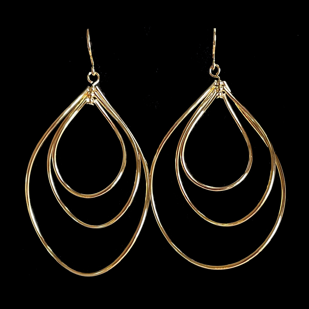 Spiraaloorbellen gedraaide druppels -Suzie - Afbeelding 2